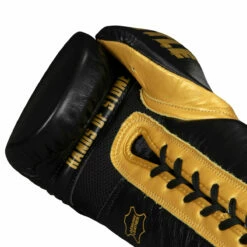 TITLE Boxing Roberto Duran Leather Sparring Gloves 13 TITLE Boxing Roberto Duran Leather Sparring Gloves -Boxing Equipment Sales Store rdsg bk gd 05