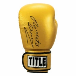 TITLE Boxing Roberto Duran Leather Training Gloves -Boxing Equipment Sales Store rdtg gd bk 03