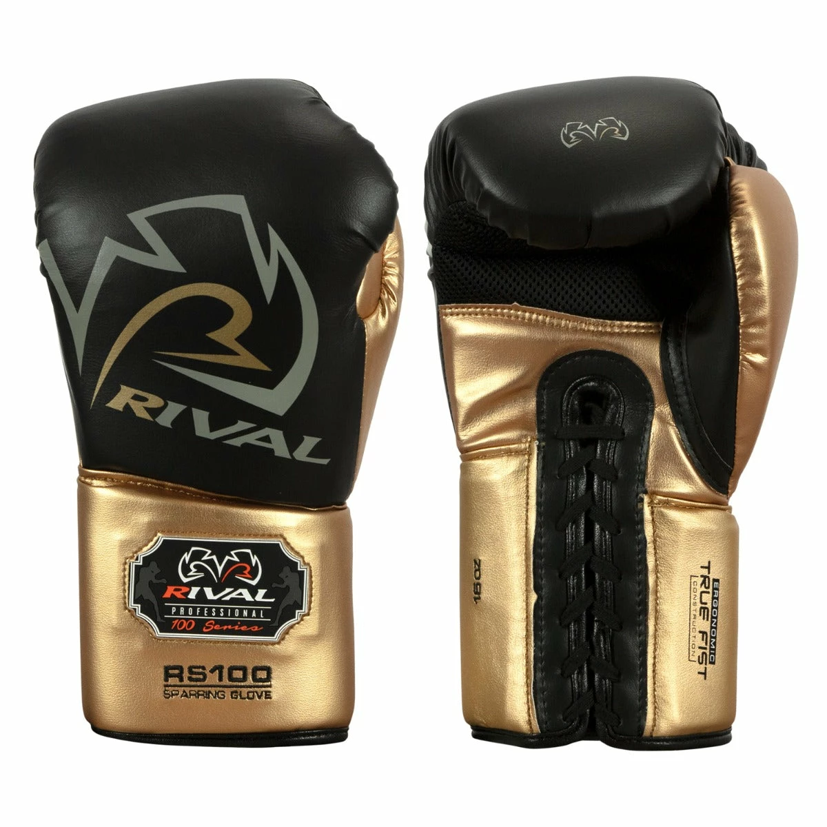 Rival Boxing 100 Series Lace Sparring Gloves 1 Rival Boxing 100 Series Lace Sparring Gloves