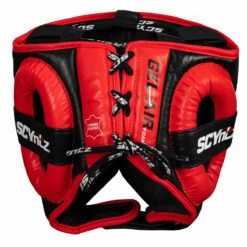 SCYntz Leather Headgear -Boxing Equipment Sales Store scyhg bk rd 4 1