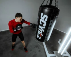 SCYntz Leather Sparring Gloves 21 SCYntz Leather Sparring Gloves -Boxing Equipment Sales Store scysg bk gr 3 1