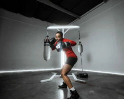 SCYntz Leather Training Gloves -Boxing Equipment Sales Store scytg bk gr 2 1