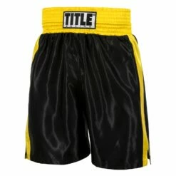 TITLE Boxing Edge Boxing Trunks 2.0 -Boxing Equipment Sales Store tbtc2 bk gd 1 1