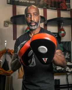 TITLE Boxing Incredi-Ball Leather Punch Mitts 2.0 12 TITLE Boxing Incredi-Ball Leather Punch Mitts 2.0 -Boxing Equipment Sales Store tipml2 bk rd 2