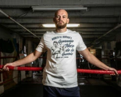 TITLE Boxing Legacy Roberto Duran Neco De La Guardia Gym Tee -Boxing Equipment Sales Store tlgcy171