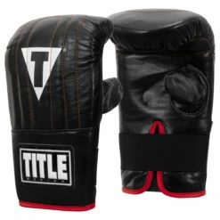 TITLE Boxing Professional Old School Leather Bag Gloves 3.0 -Boxing Equipment Sales Store tlsbg3 bk 02