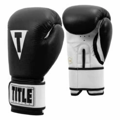 TITLE Premier Leather Super Bag Gloves 2.0 -Boxing Equipment Sales Store tsbg2 bk wh 002 1 1