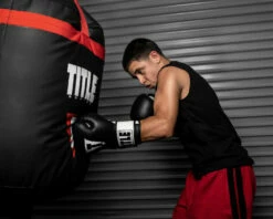 TITLE Premier Leather Super Bag Gloves 2.0 -Boxing Equipment Sales Store tsbg2 bk 1 1