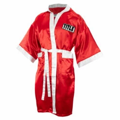 TITLE Boxing Full Length Robe -Boxing Equipment Sales Store tsrfl rd wh 01 1 6