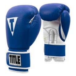 TITLE Boxing Pro Style Leather Training Gloves 3.0 22 TITLE Boxing Pro Style Leather Training Gloves 3.0 -Boxing Equipment Sales Store tvvtg3 bl wh 002