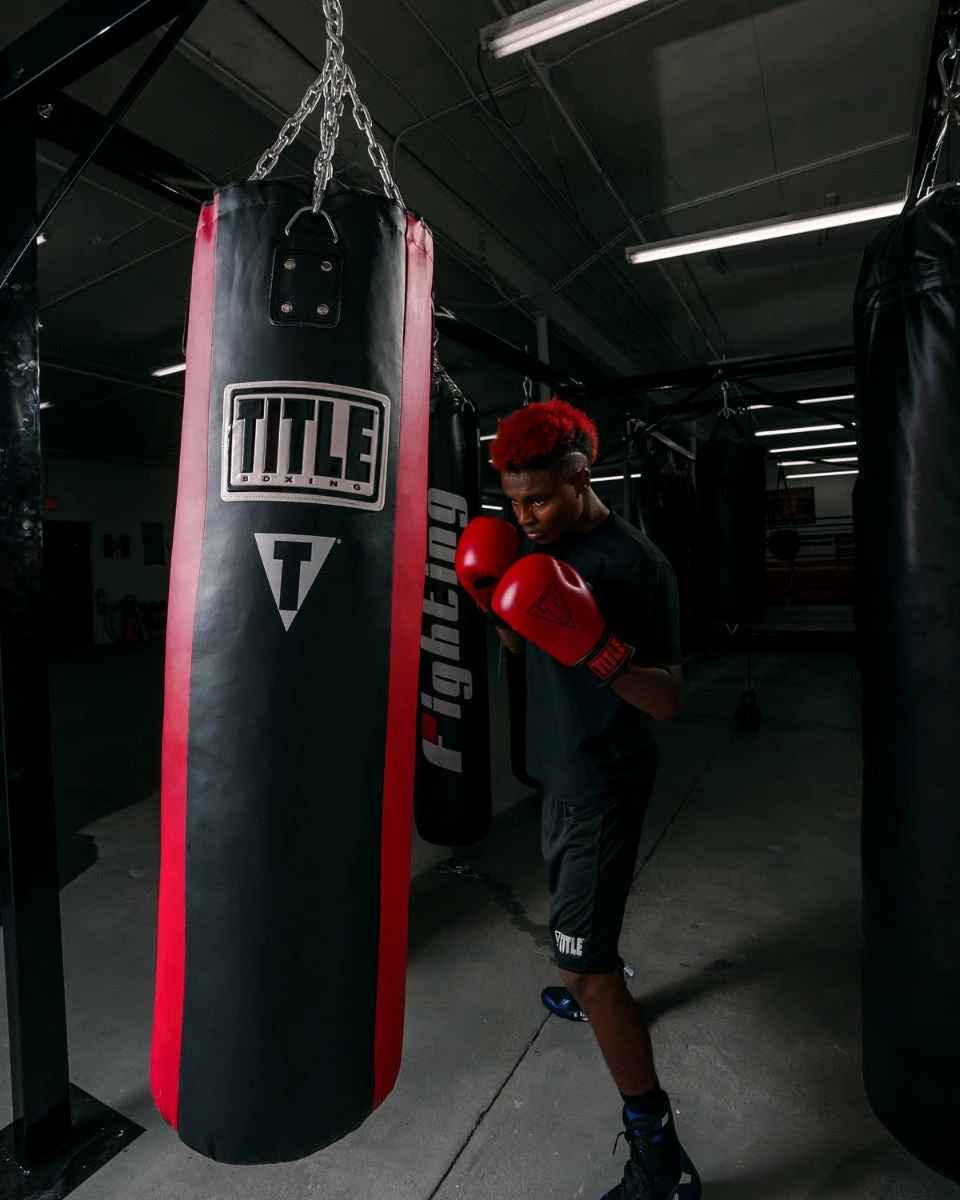 TITLE Boxing Synthetic Leather Heavy Bag (Unfilled) 2 TITLE Boxing Synthetic Leather Heavy Bag (Unfilled) - Image 2