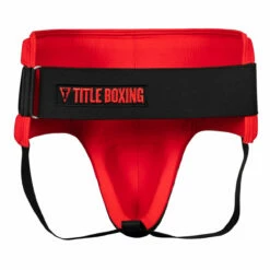 Viper By TITLE Boxing Defense Groin Protector -Boxing Equipment Sales Store vdfgp rd bk 3 1