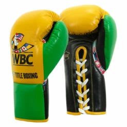 WBC By TITLE Boxing Jose Sulaiman Leather Gloves 12 WBC By TITLE Boxing Jose Sulaiman Leather Gloves -Boxing Equipment Sales Store wbcjsg gd bk 02