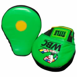 WBC By TITLE Boxing Focus Mitts -Boxing Equipment Sales Store wbcpm gn bk 4
