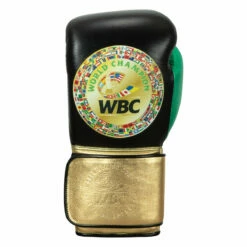 WBC By TITLE Boxing Green Belt Bag Gloves 15 WBC By TITLE Boxing Green Belt Bag Gloves -Boxing Equipment Sales Store wgbbg bk gd gn 3 2