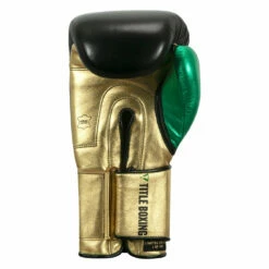 WBC By TITLE Boxing Green Belt Bag Gloves 16 WBC By TITLE Boxing Green Belt Bag Gloves -Boxing Equipment Sales Store wgbbg bk gd gn 4 2