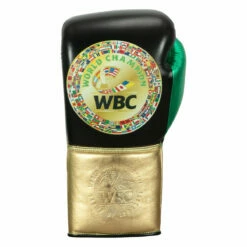 WBC By TITLE Boxing Green Belt Sparring Gloves -Boxing Equipment Sales Store wgbsg bk gd gn 3 1