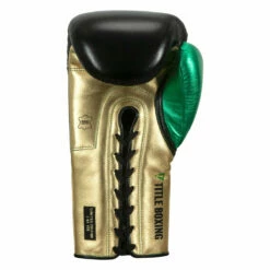 WBC By TITLE Boxing Green Belt Sparring Gloves -Boxing Equipment Sales Store wgbsg bk gd gn 4 1