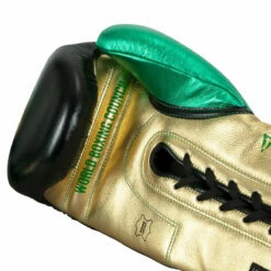 WBC By TITLE Boxing Green Belt Sparring Gloves -Boxing Equipment Sales Store wgbsg bk gd gn 5 1
