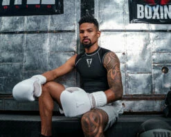 TITLE White Boxing Lace Sparring Gloves 2.0 17 TITLE White Boxing Lace Sparring Gloves 2.0 -Boxing Equipment Sales Store whsg2 wh 1