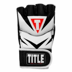 TITLE MMA Command Pro Fight Gloves -Boxing Equipment Sales Store xmcpfg bk wh 003