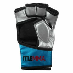 TITLE MMA Menace Metallic Training Gloves 19 TITLE MMA Menace Metallic Training Gloves -Boxing Equipment Sales Store xmmtg bl sv 004