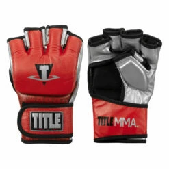 TITLE MMA Menace Metallic Training Gloves 29 TITLE MMA Menace Metallic Training Gloves -Boxing Equipment Sales Store xmmtg rd sv 001