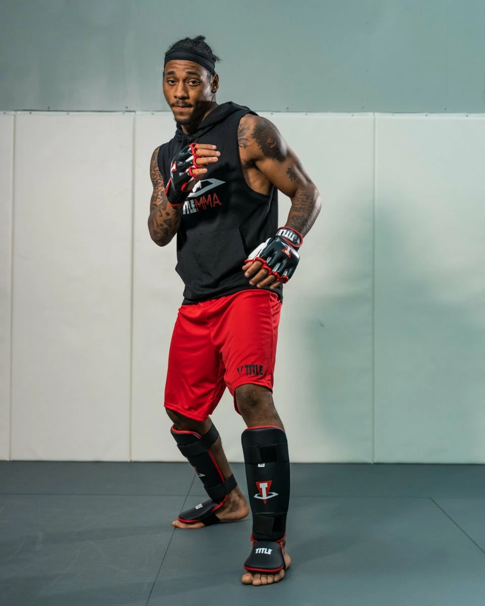 TITLE MMA Conflict Stand Up Shin Guards 5 TITLE MMA Conflict Stand Up Shin Guards - Image 5