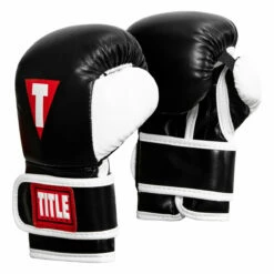 TITLE Boxing Youth Bag Gloves -Boxing Equipment Sales Store ytbbg bk wh 02